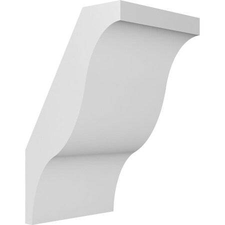 Ekena Millwork 6-in. W x 6-in. D x 10-in. H Funston Architectural Grade PVC Knee Brace BRCP06X06X10FST